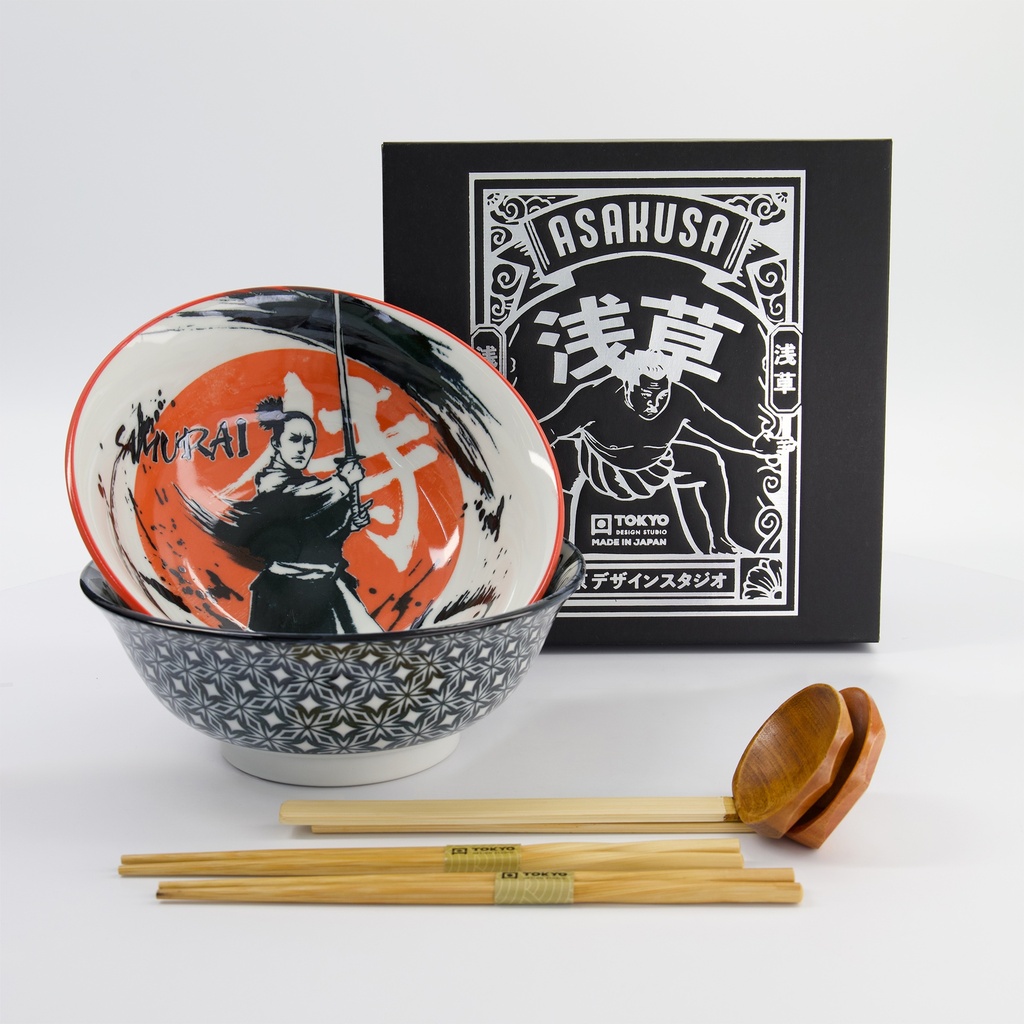 Tokyo Asakusa Ramen Warrior Presentset 6-delar - 2