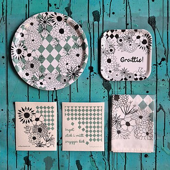 prova-på-paket FLOWER POWER grön
