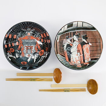 Tokyo Asakusa Ramen Geisha Presentset 6-delar