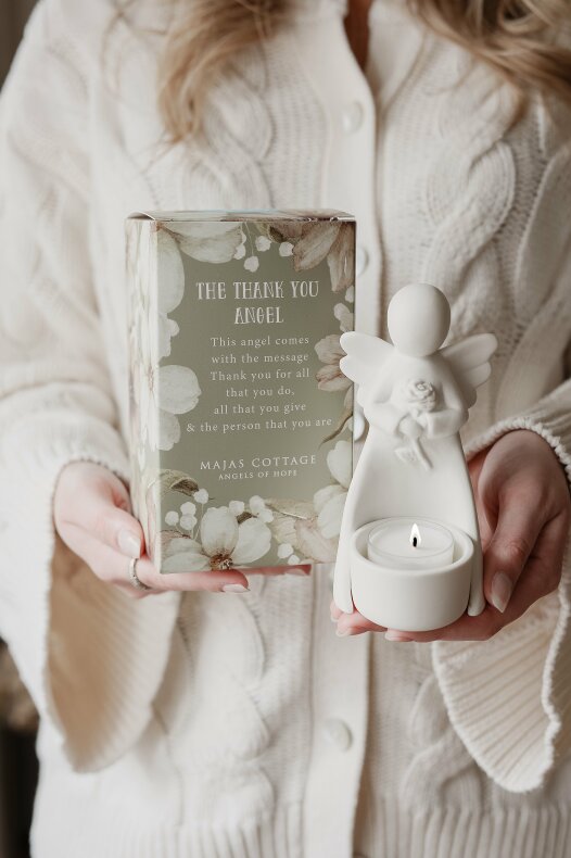 Thank you Angel for tealights incl Gift Box - Majas Cottage - 3