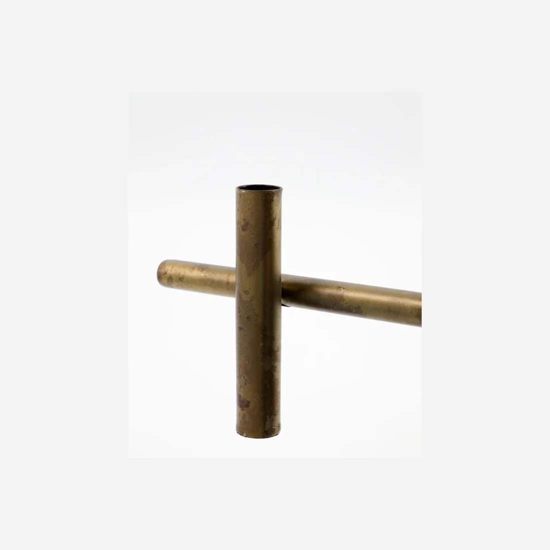 Ljusstake 45 cm - Antik mässingsfärg - 3