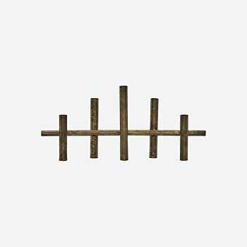 Ljusstake 45 cm - Antik mässingsfärg