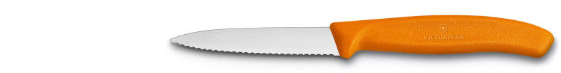 Paring knife Victorinox 6.7636.L119, 8 cm wavy edge / ORANGE