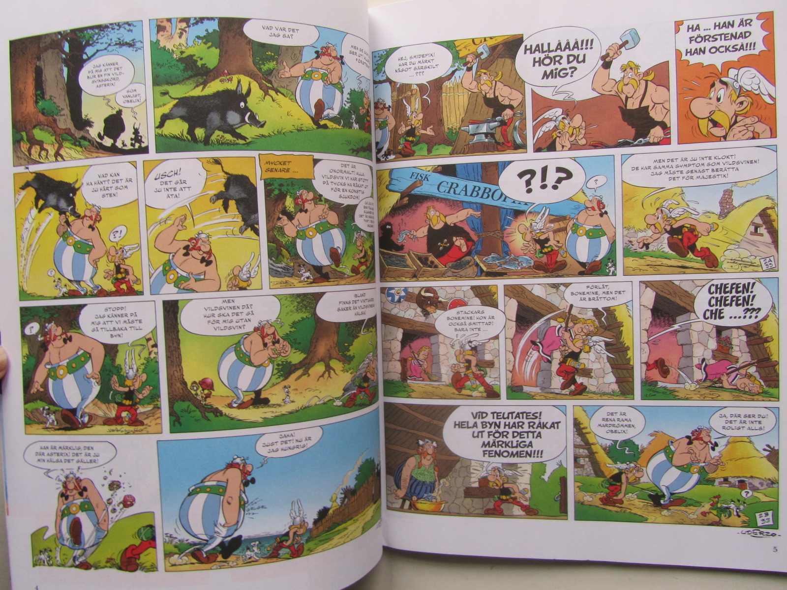 Asterix 33 Himlen faller ner över hans huvud 1:a upplagan Fn- - 3