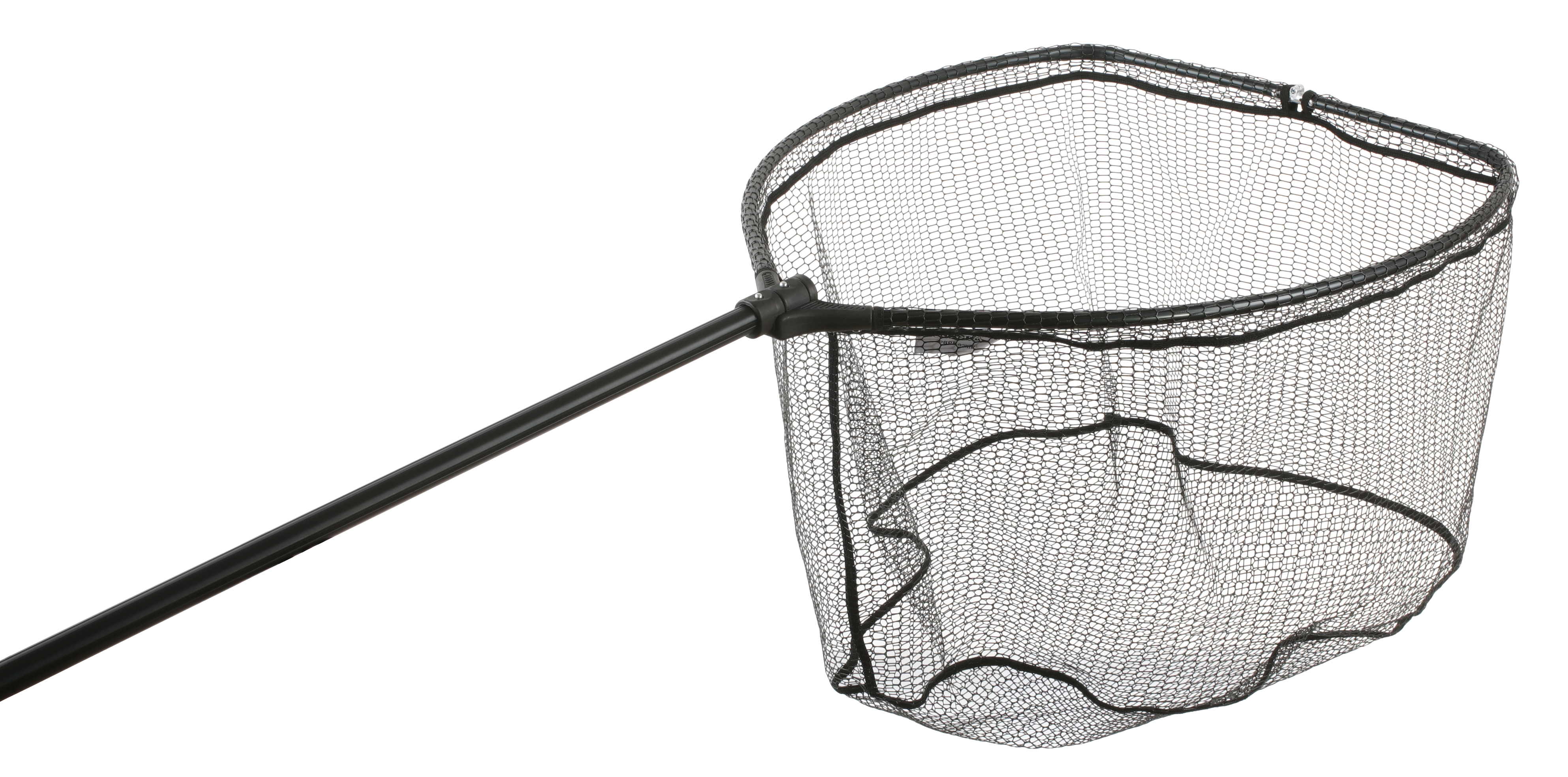Mikado Landning net Vikbar håv 180cm med gummi maskor