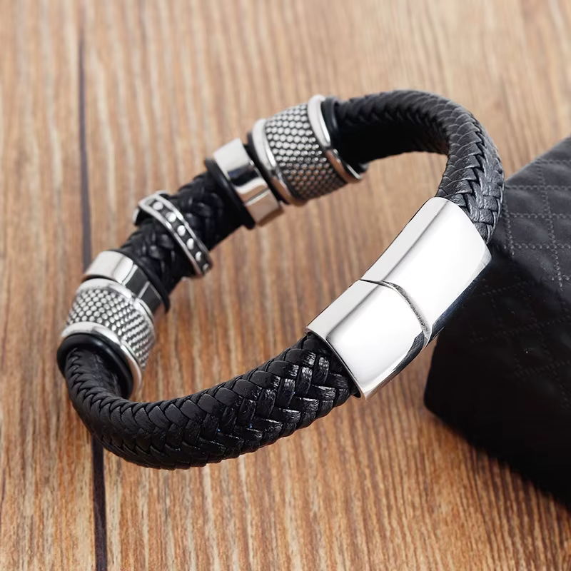 Läderarmband "Crusader" - 5