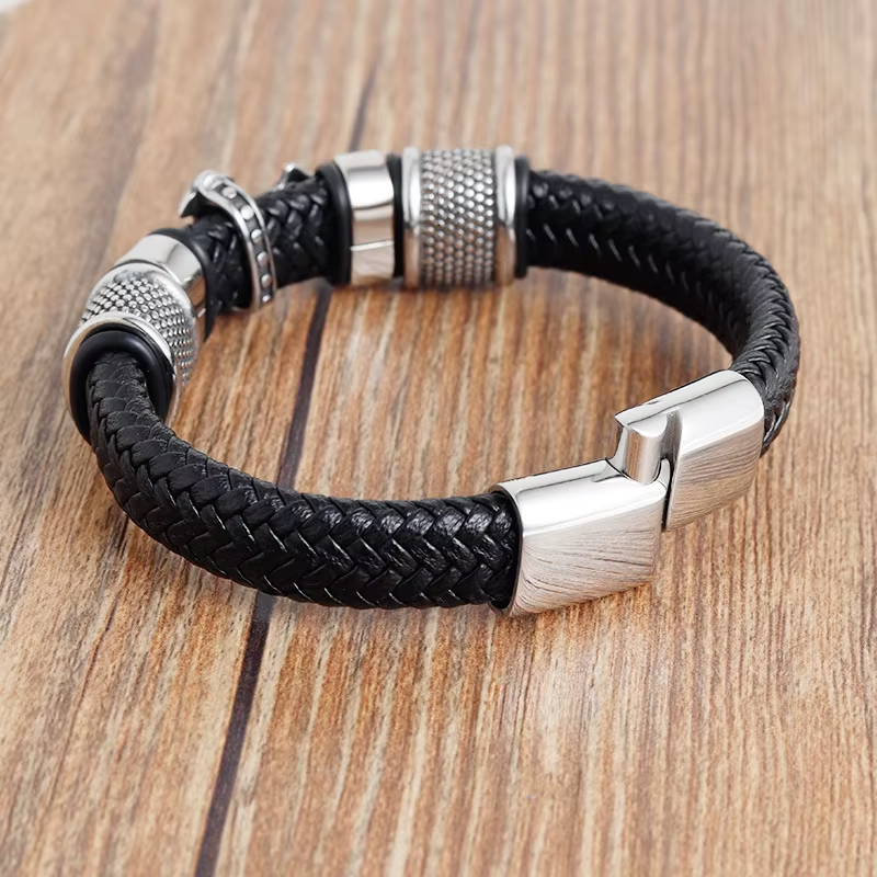 Läderarmband "Crusader" - 4