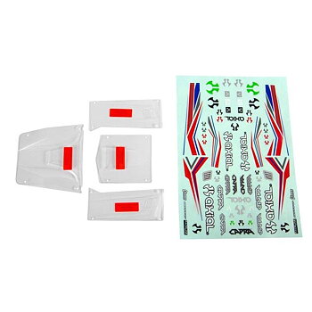 AXIAL Body Panel Set, Clear: Capra 1.9 UTB