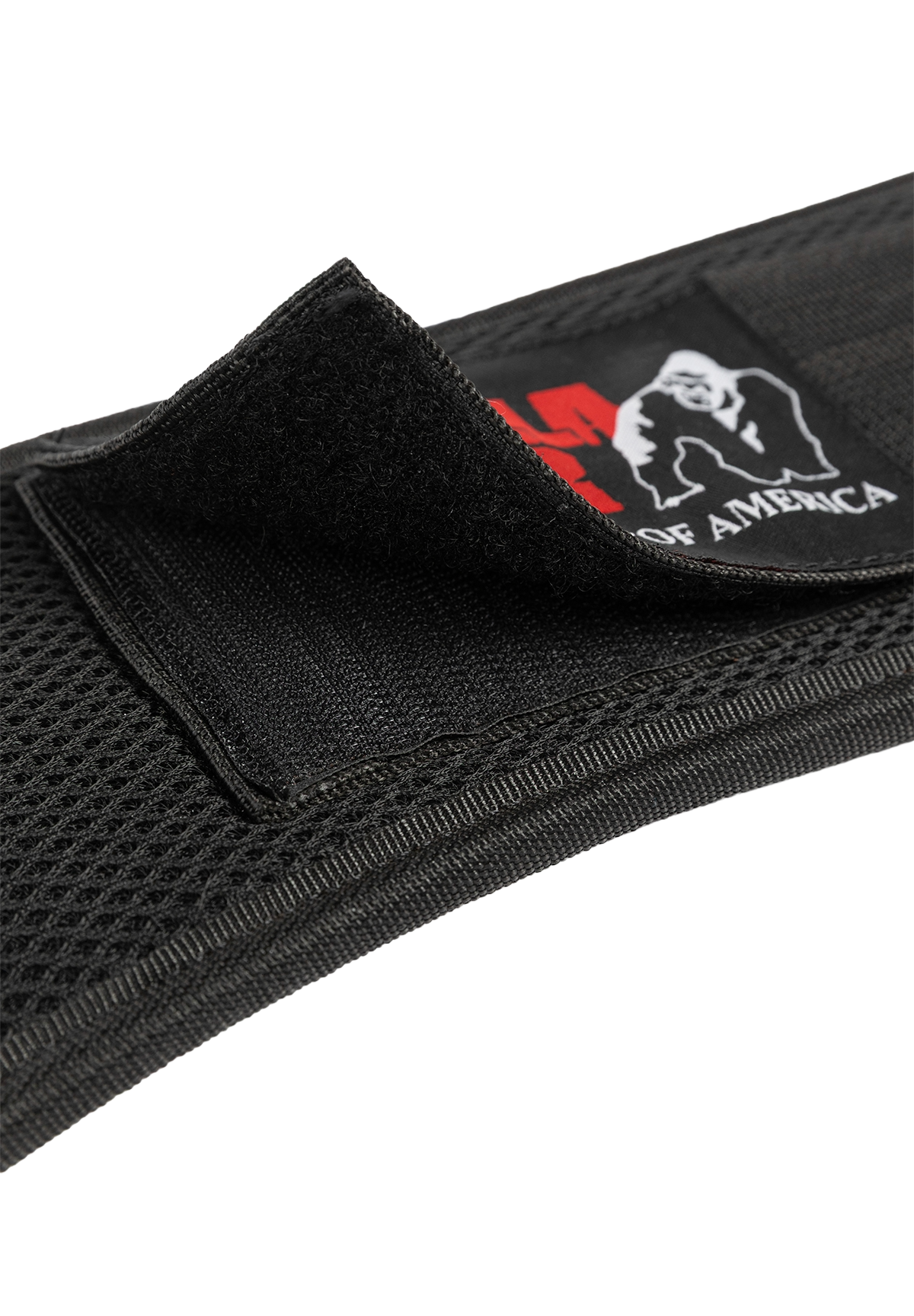 Gorilla Wear 6 Inch Padded Mesh Lifting Belt, black - 2