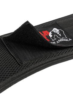 Gorilla Wear 6 Inch Padded Mesh Lifting Belt, black