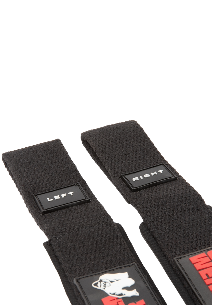 Padded Silicone Lifting Straps, black - 4