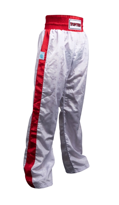 Topten trouser WAKO Classic White/Red