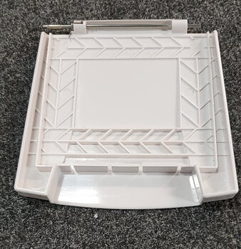 Outer white hatch, complete with metal stick
