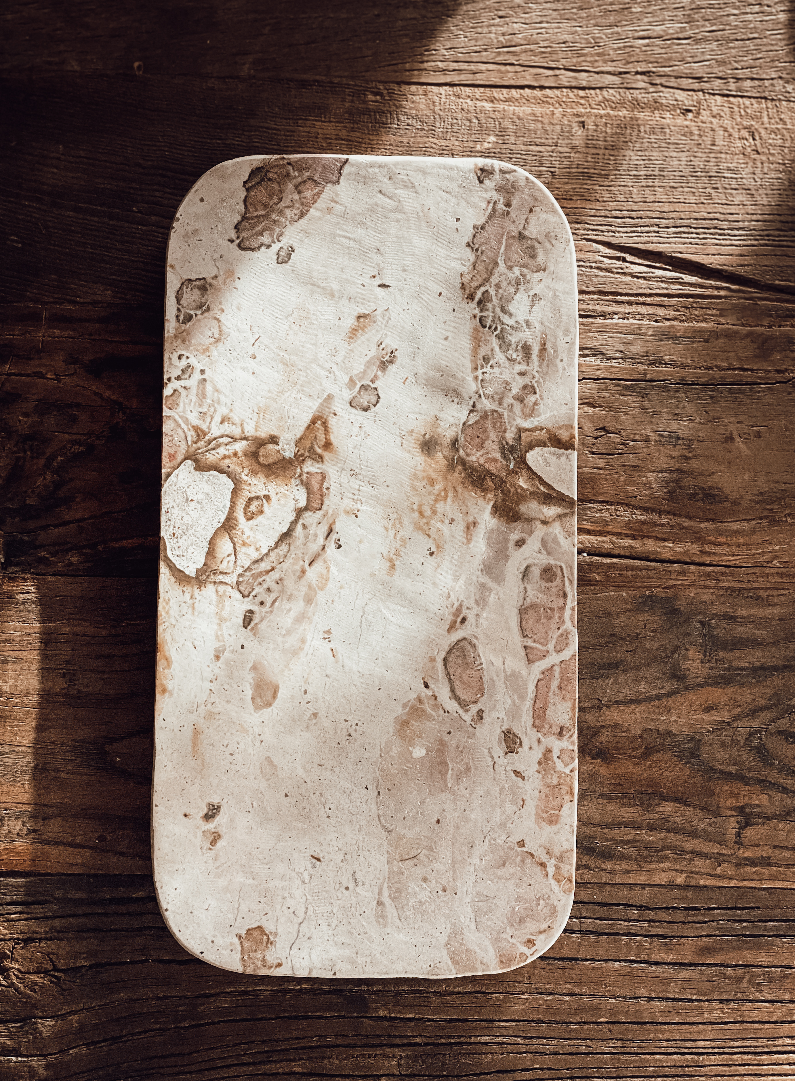 Marmorfat Beige 30 x 15 cm