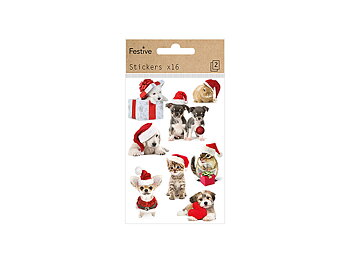 Stickers Djur Jul