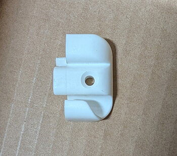 Endcap window, White - Right