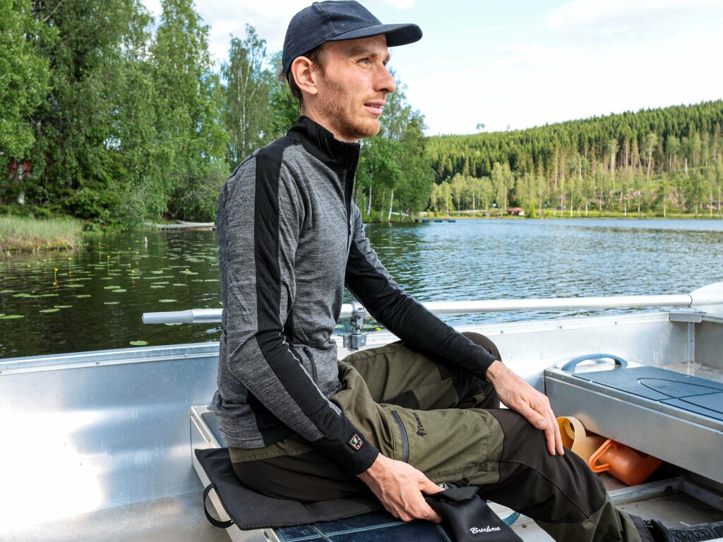 Uppvärmd underställströja med merinoull, batteri & USB-laddkabel från Bucken®   - 10