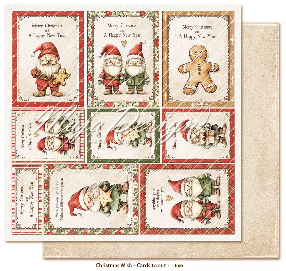   Maja Design  Christmas Wish - 6"x6" Collection pack - 16