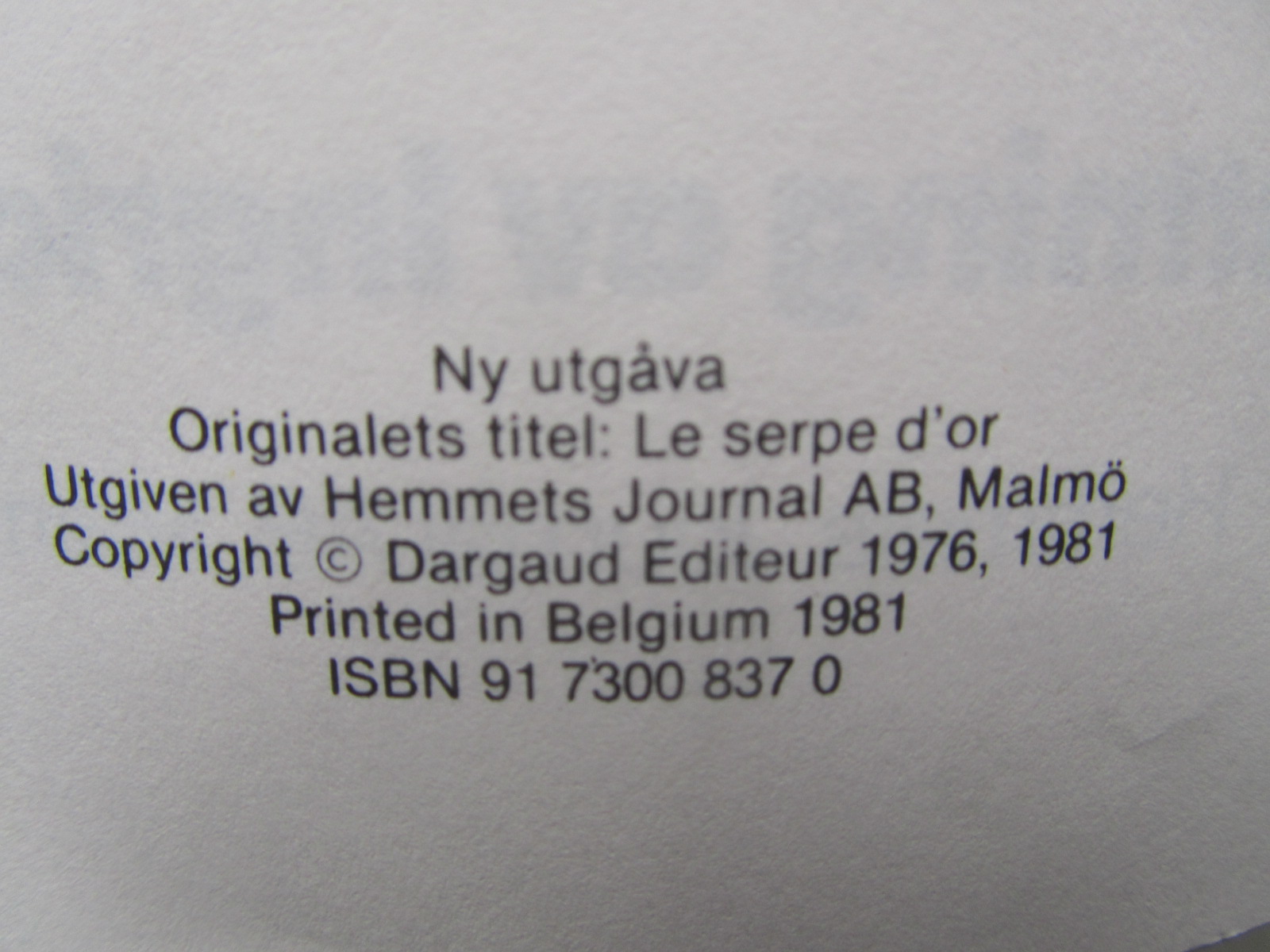 Asterix 10 Asterix och guldskäran 4:e upplagan Good - 4