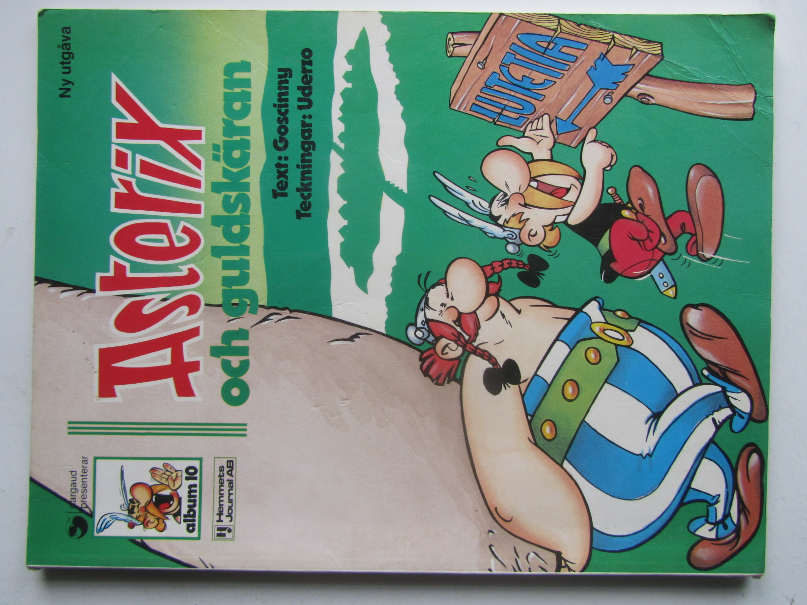 Asterix 10 Asterix och guldskäran 4:e upplagan Good