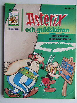 Asterix 10 Asterix och guldskäran 4:e upplagan Good