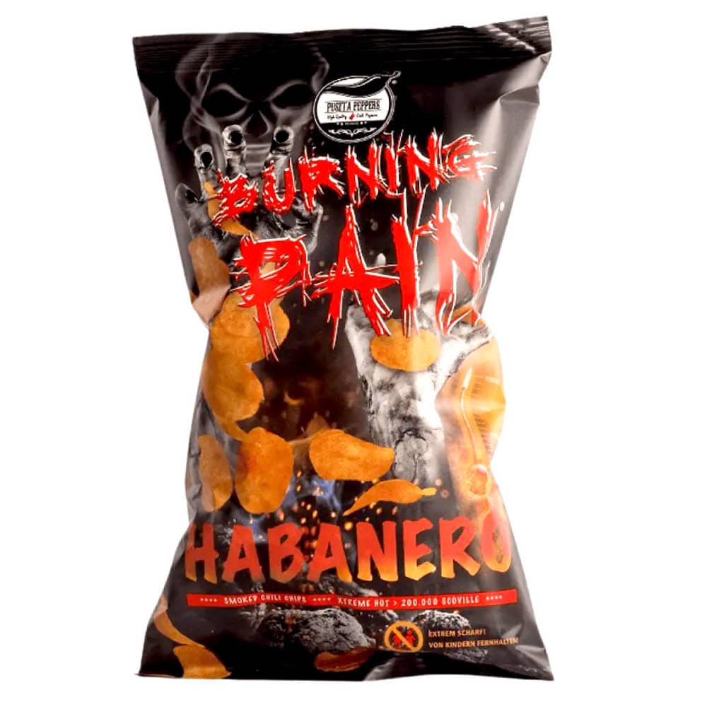 Burning Pain Habanero Chips 80g