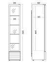 Displaykyl SD 226 BE, 166 liter