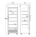 Displayfrys DF400BD, 400 liter