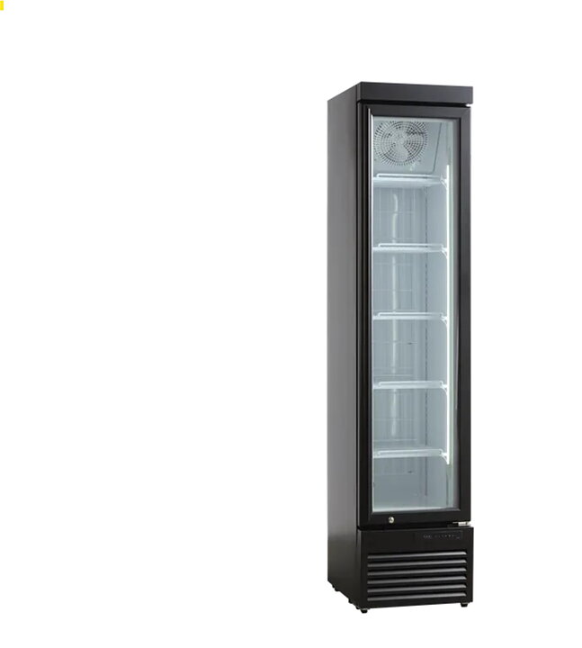 Displayfrys DF160BD, 165 liter