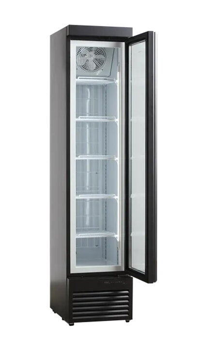 Displayfrys DF160BD, 165 liter