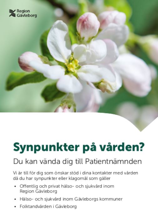 Broschyr synpunkter på vården