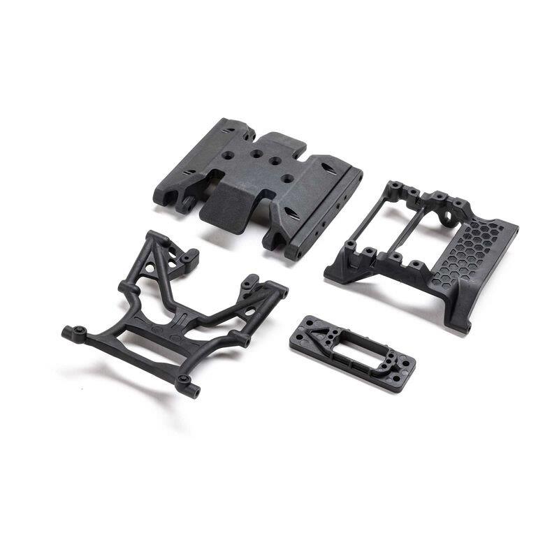 AXIAL Servo Mount, Skid, Cross Members: SCX10 III HP