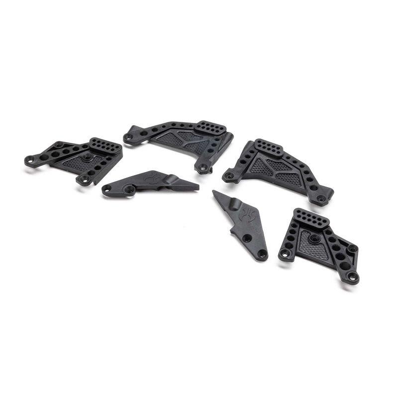 AXIAL Shock Towers & Panhard Mounts, Front/Rear: SCX10 III HP