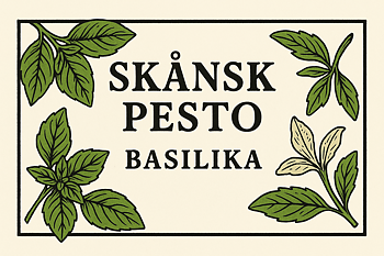 Klassisk Pesto – Handgjord med lagrad skånsk ost