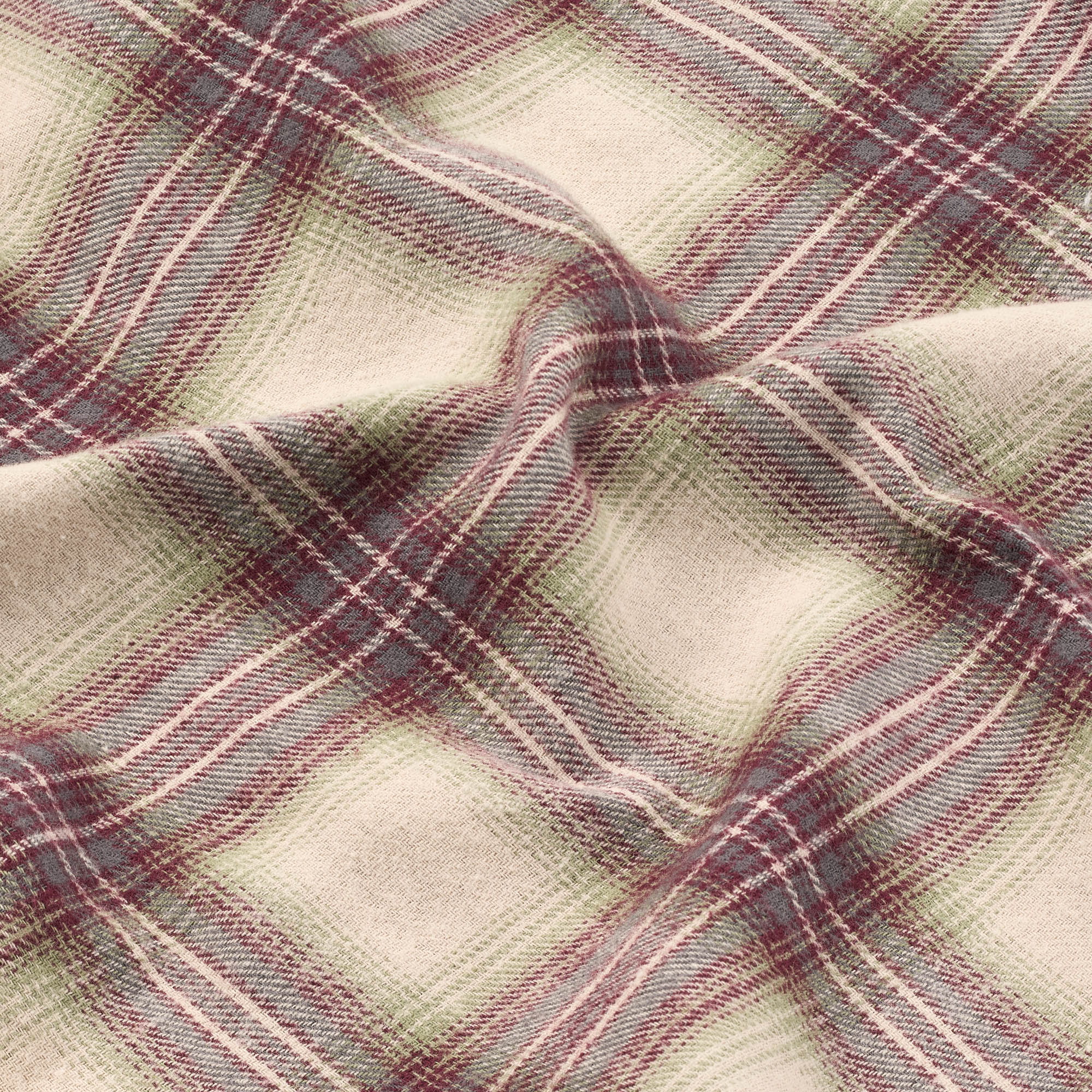Lady Avenue Cotton Flanell Pyjamas Plum - 3