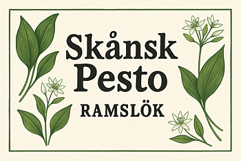 Ramslökspesto – Handgjord med skånsk ramslök