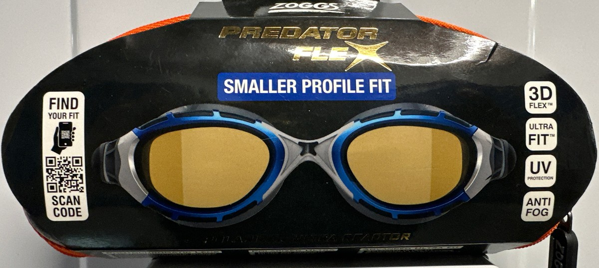 Zoggs Predator Flex Polarized Ultra Reactor - Photochromatic - Blue/Gold - 7