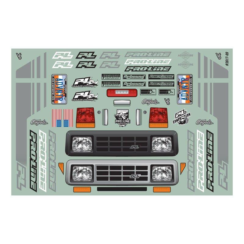 Pro-Line 1/10 Coyote HP Clear Body 12.3inch Wheelbase Crawlers - 7