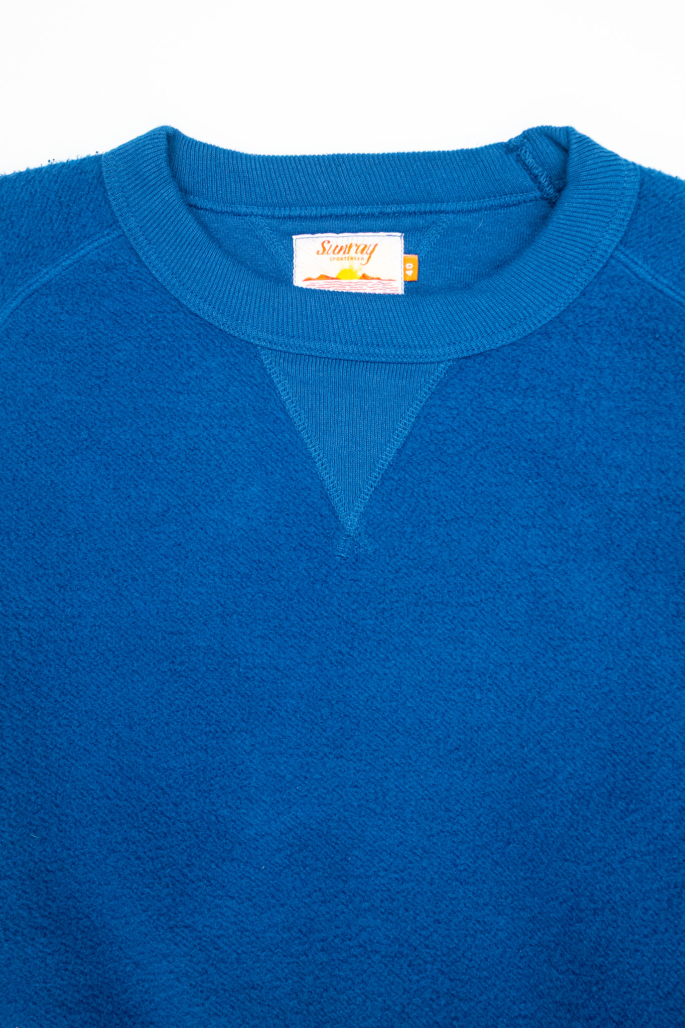 Sunray Sportswear - Anamaup CN Sweatshirt Japanese Brushed Fleece Blue Opal - 3