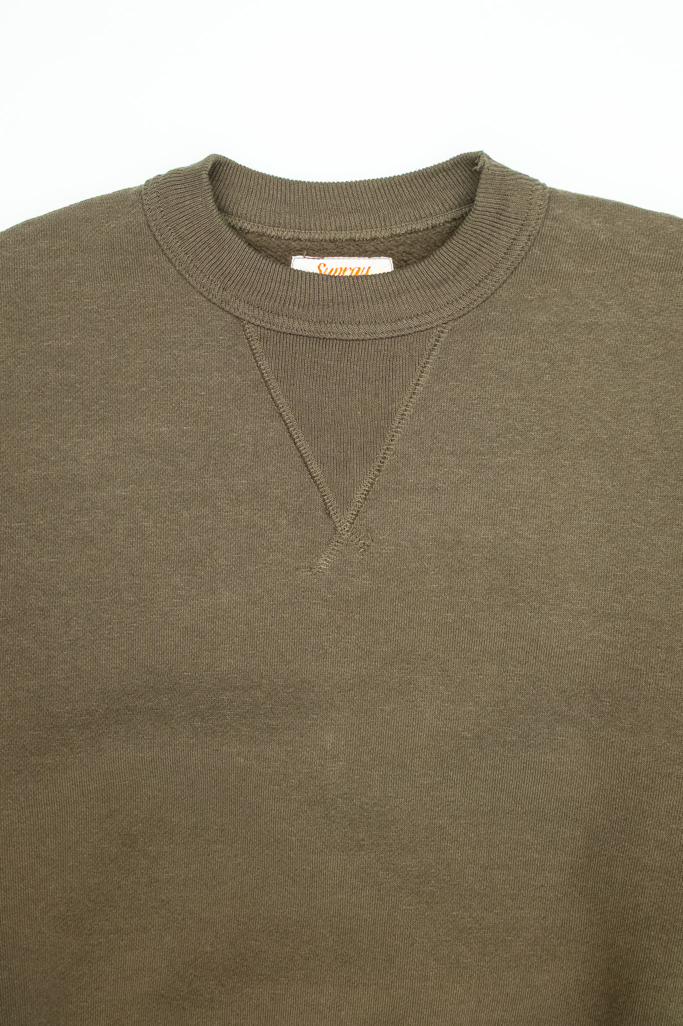 Sunray Sportswear - Laniakea CN Sweatshirt Japanese Brushed Fleece Black Olive - 3