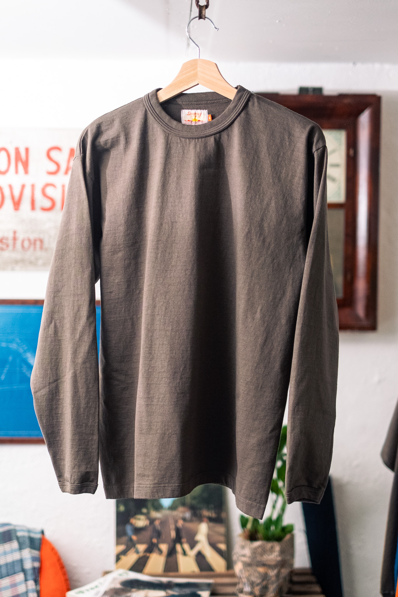 Sunray Sportswear - Makaha LS T-Shirt Japanese Jersey Black Olive