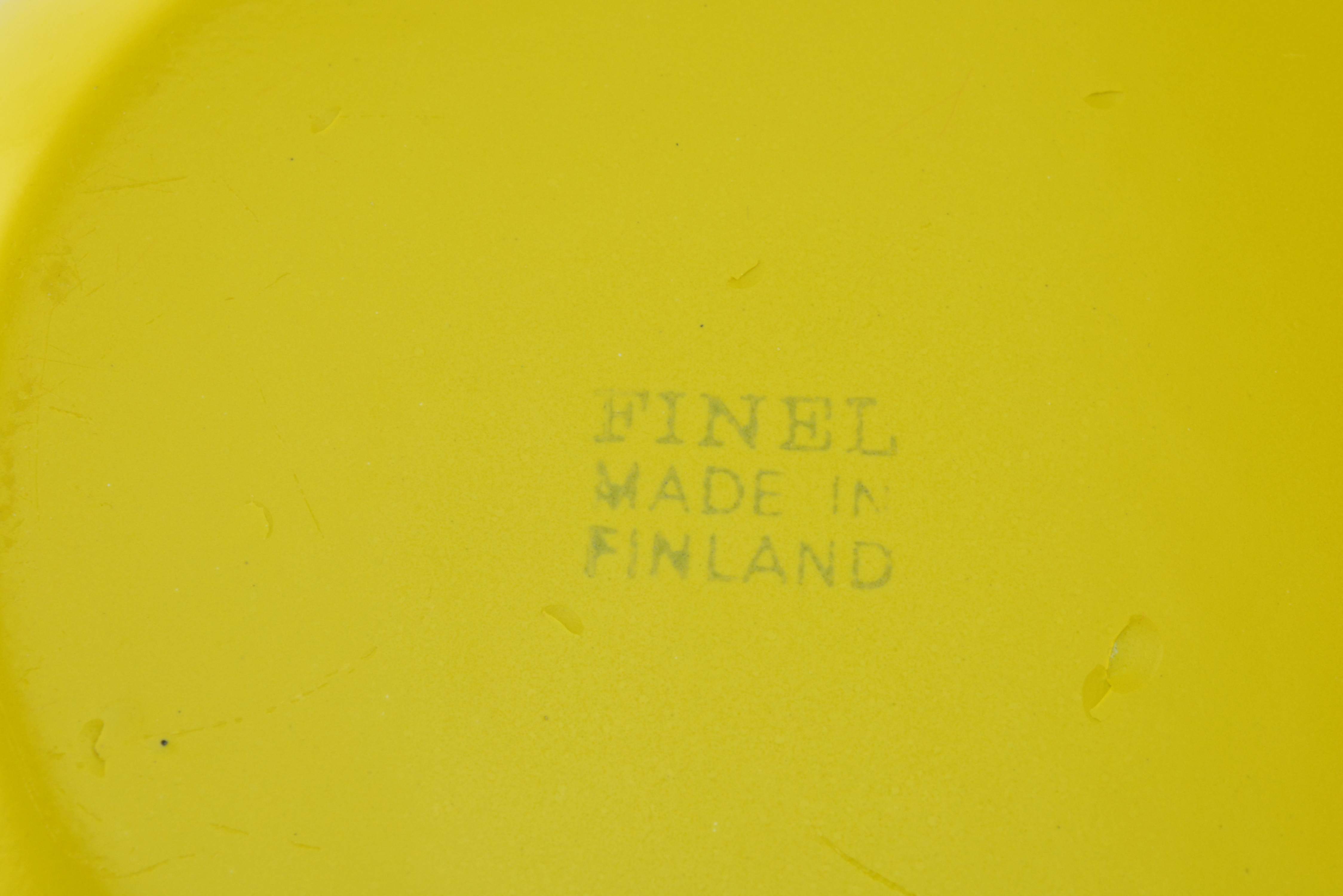 Emaljskål, gul KF  - 4