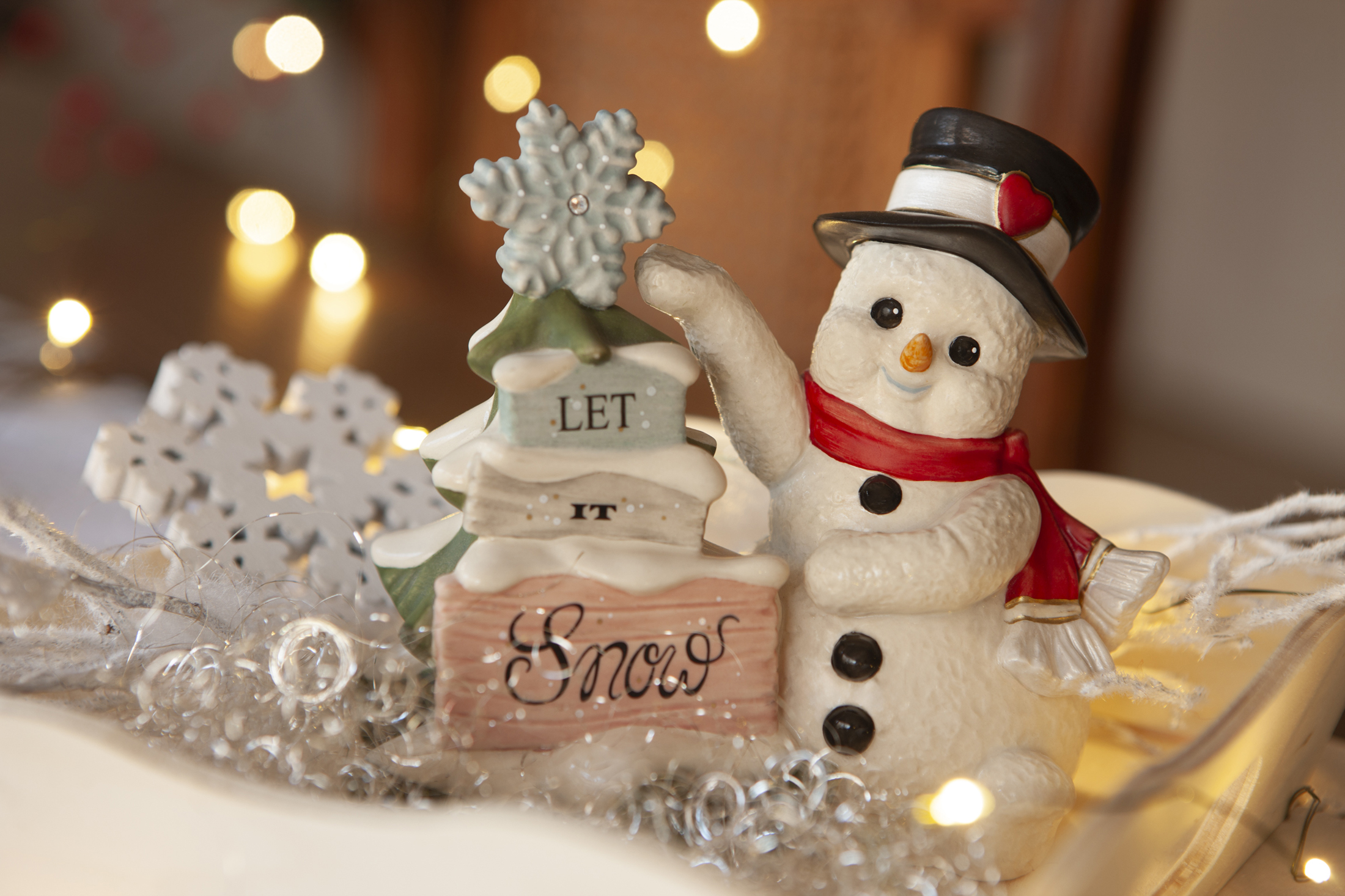 Goebel Snögubbe 12 cm - Let it snow - 2