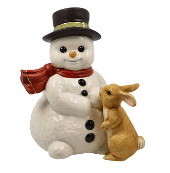 Goebel Snögubbe 9 cm - Winter Friendship