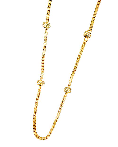 Halsband 4380 guldfärgat