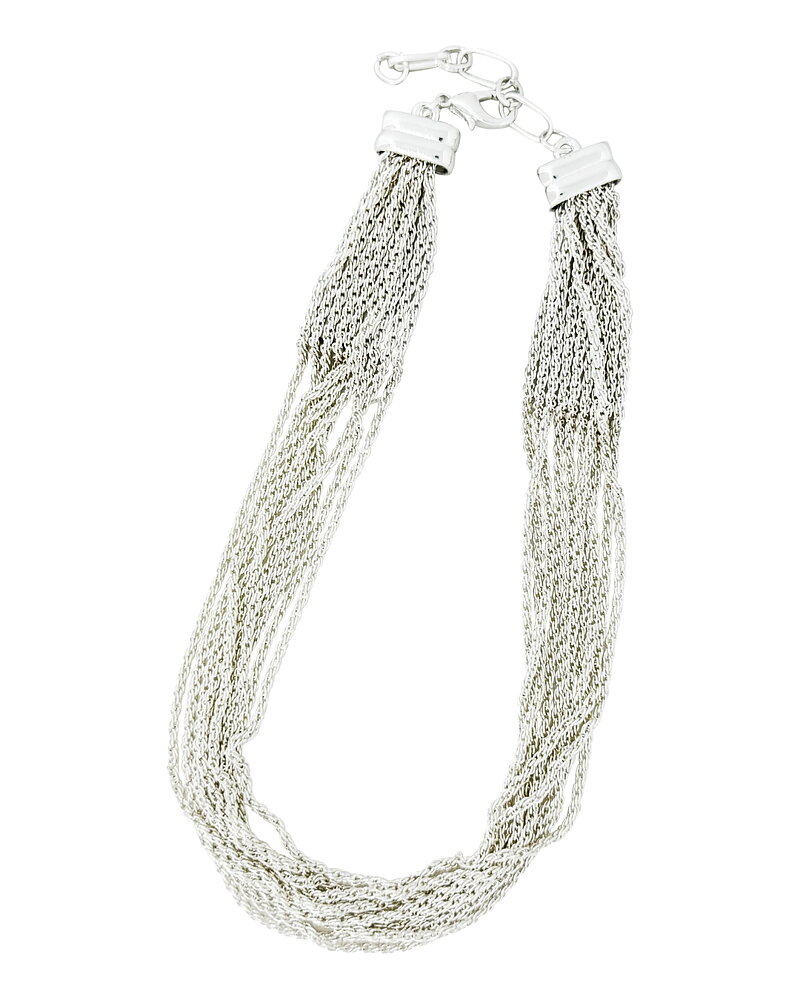 Halsband 4543 silverfärgat