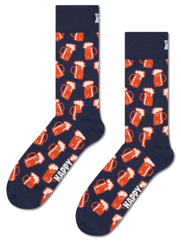 3-Pack Happy Socks Beer Glass Socks Gift Set - 2