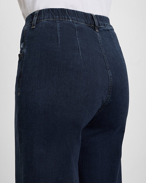 Mirakelbyxa Donna loose mörk denim - 3