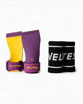 Velites - Quad Ultra Hand Grips No Chalk Purple Kit