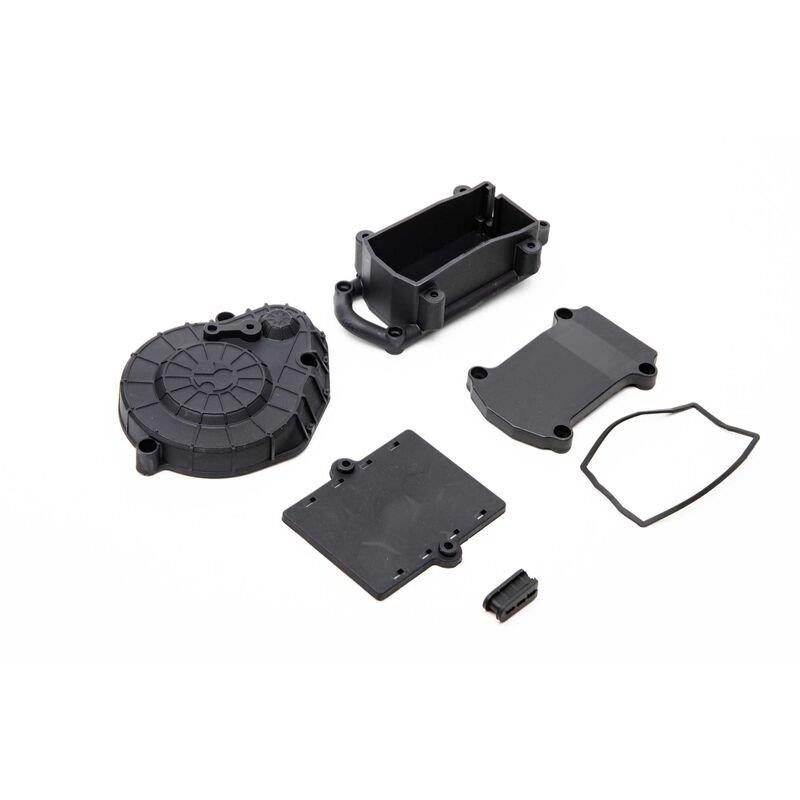 AXIAL Cage Radio Box Spur Cover (Black) RBX10